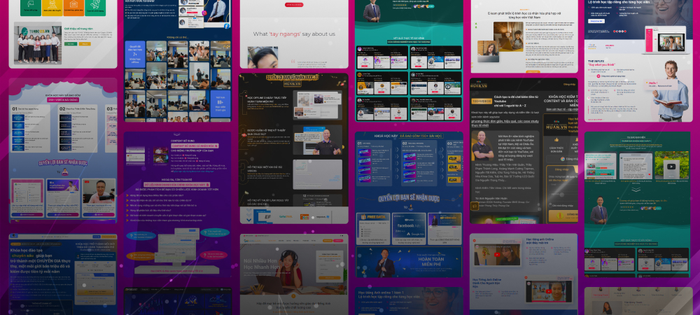 Mẫu thiết kế website và hệ thống dạy học trực tuyến