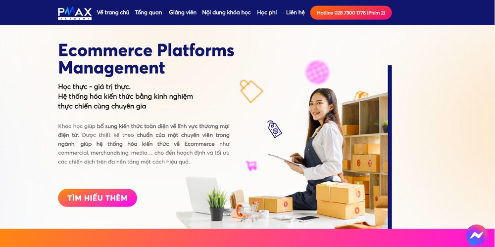 Khóa học thương mại điện tử online PMAX