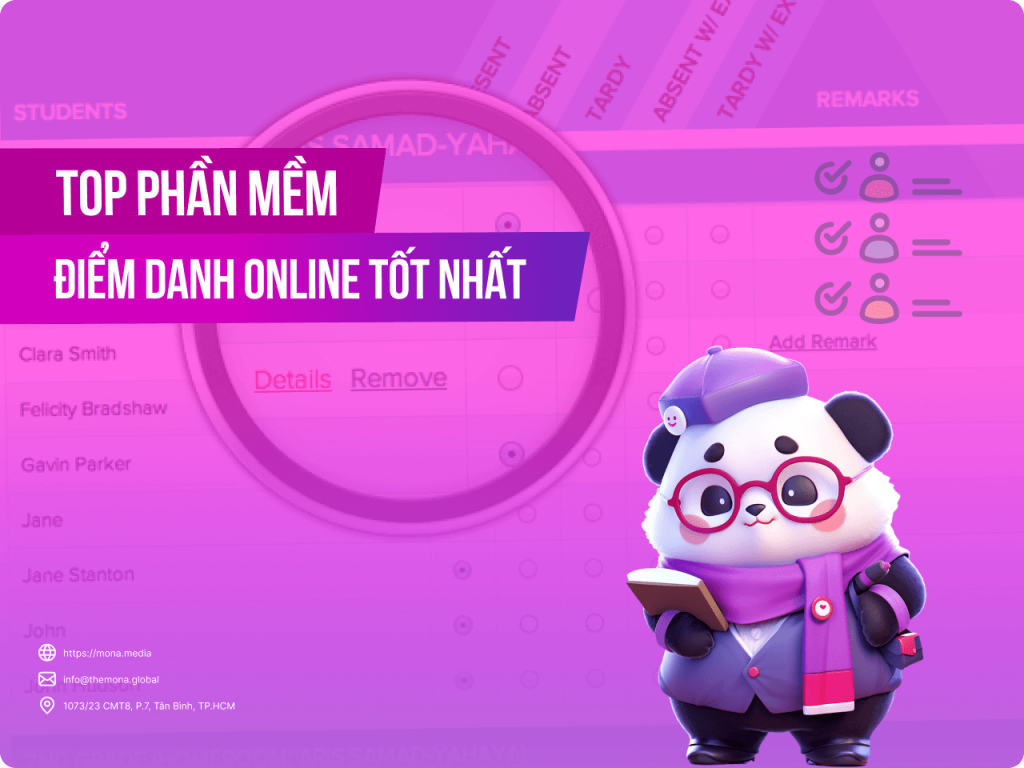 Phần mềm điểm danh online