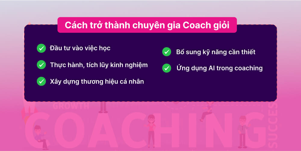 Hướng dẫn cách trở thành coach giỏi