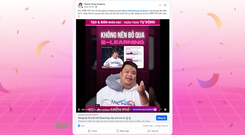 Chạy marketing khóa học trên Facebook