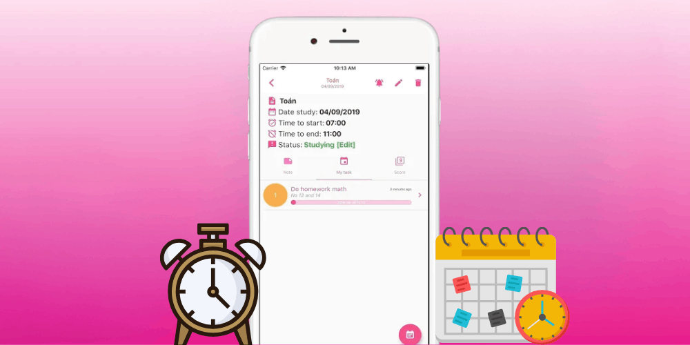 App hỗ trợ tạo thời khóa biểu – Lịch học