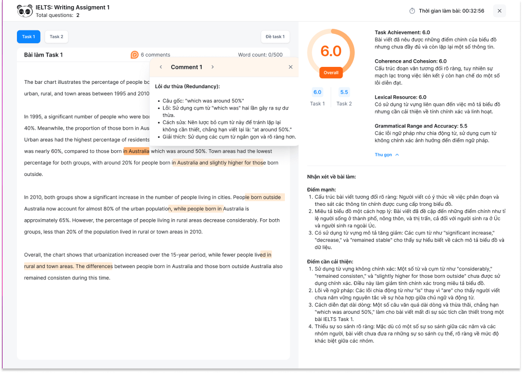 Phần mềm CRM cho trung tâm giáo dục chấm điểm, quản lý điểm thi chính xác