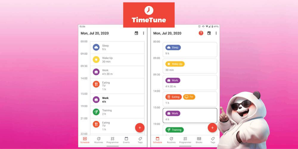 App xem thời khóa biểu – TimeTune