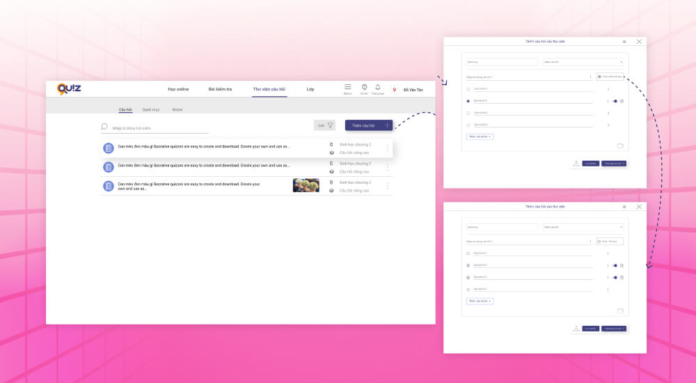 Ứng dụng quản lý ngân hàng đề thi và câu hỏi Ninequiz