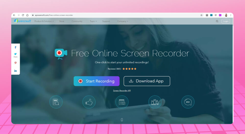Apowersoft Free Online Screen Recorder