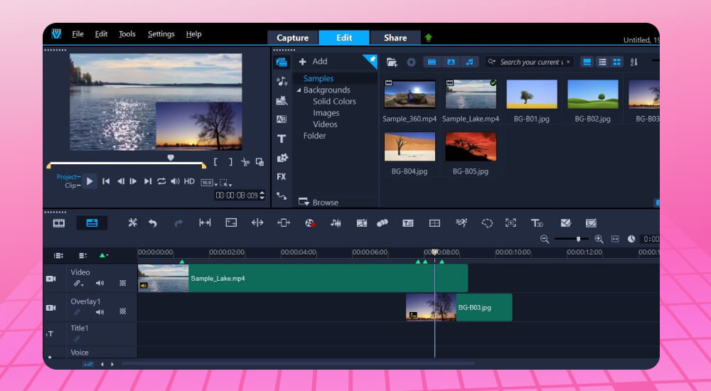 app edit video Corel VideoStudio 