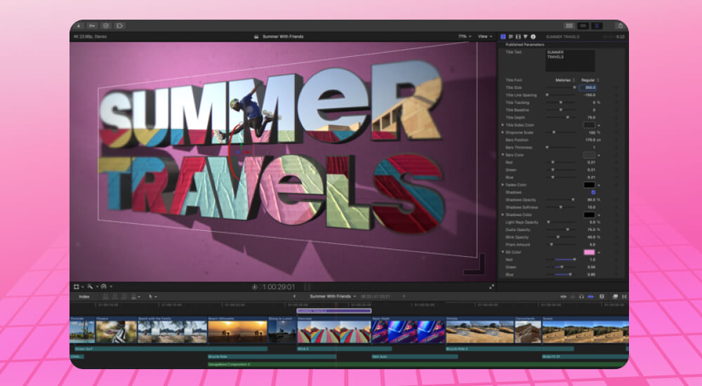 app edit video Final Cut Pro X 