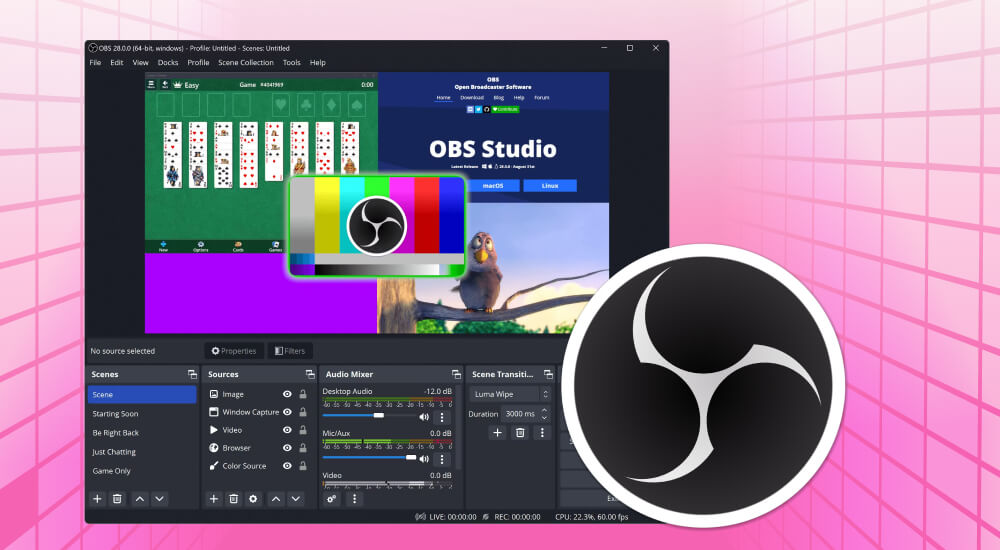 OBS Studio phần mềm làm video bài giảng