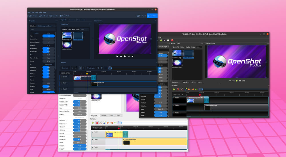 OpenShot phần mềm làm video