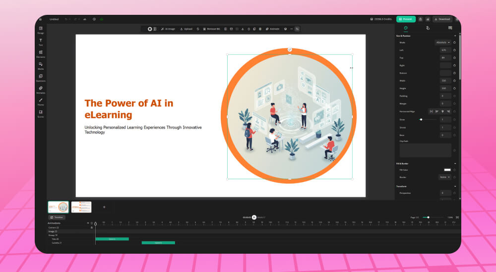 uPresenter app dạy học tương tác