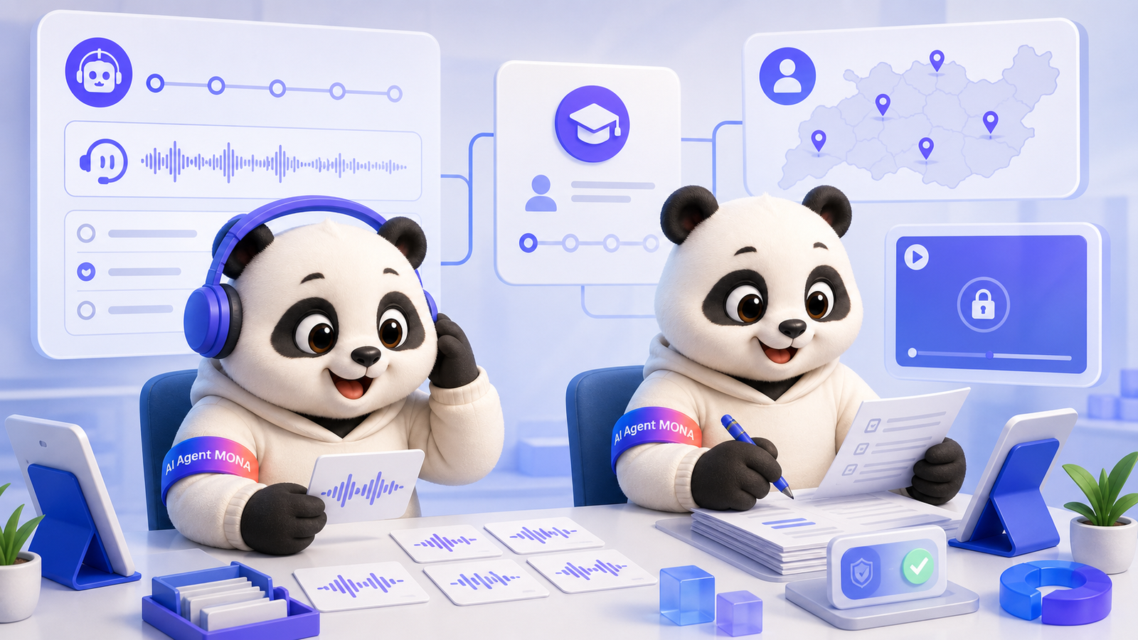MONA LMS thi thử và AI chấm Speaking Writing để giáo viên soát